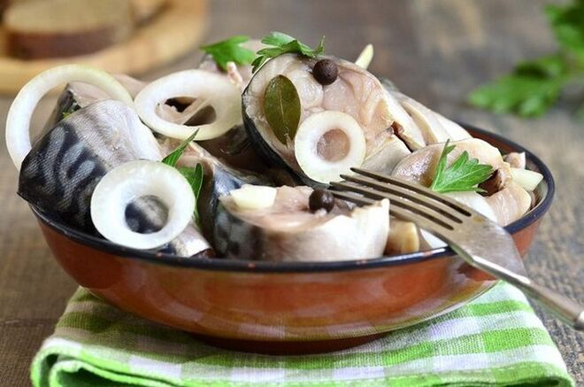 mackerel with onions for strength