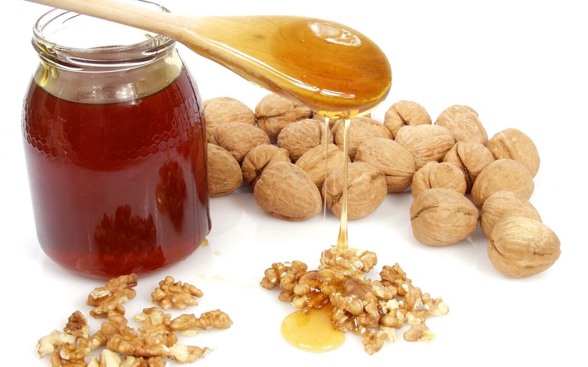 honey and walnut for potency