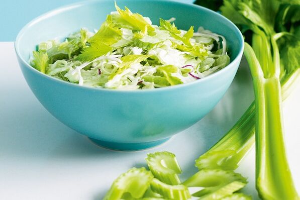 vegetable salad with herbs for potential